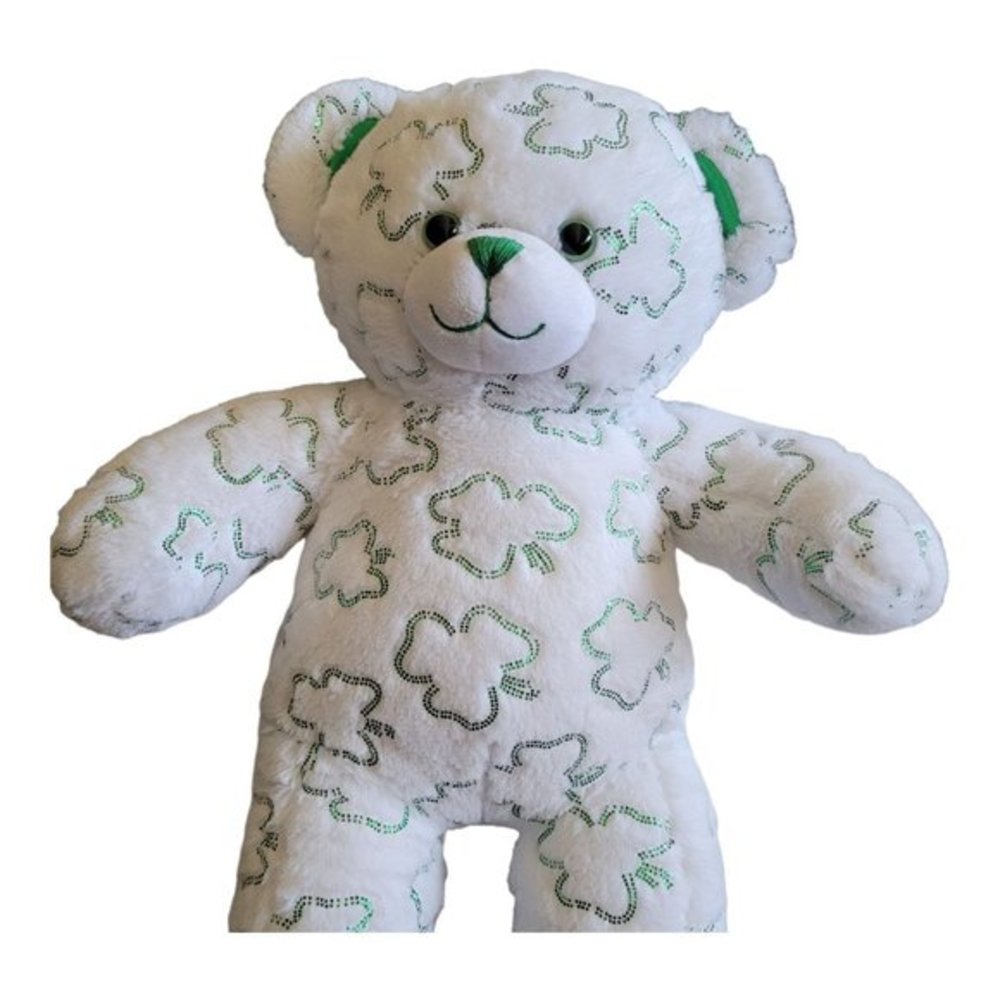 Shimmer Shamrock Clovers 2013 Bear Build A Bear Workshop 17" Retired